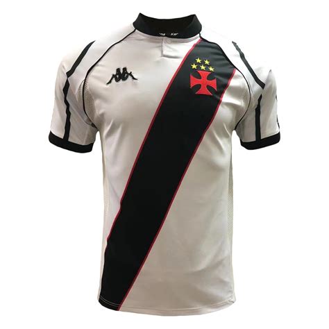 Camiseta Retro Vasco Da Gama Primera Equipaci N Local Hombre