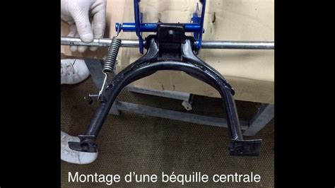 ASTUCE Montage d une béquille centrale sur un cyclomoteur Part 5