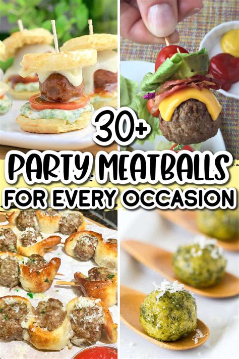 30 Easy Meatball Appetizer Recipes For A Party Appetizer Meatballs