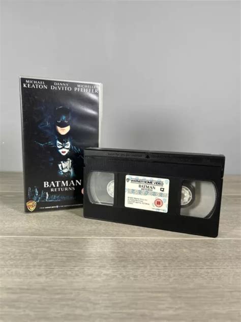 Batman Returns Michael Keaton Danny Devito Pal Vhs Video Tape