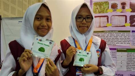 Inovatif Siswi Sma Cilacap Bikin Tisu Pereda Asma