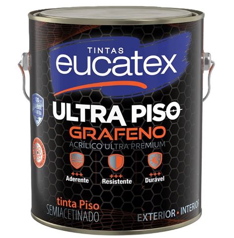 TINTA P PISO ACRILICA SEMI ACETINADA 3 6LT ULTRA PISO GRAFENO AZUL