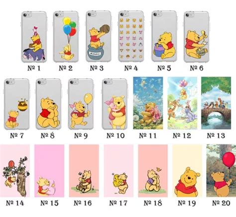 Capa Capinha Case Ursinho Pooh Escolha A Sua Mercadolivre