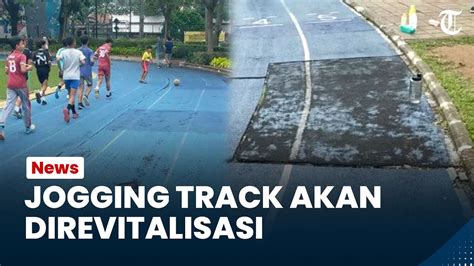 Bogor Hari Ini Jogging Track Lapangan Sempur Rusak Direvitalisasi