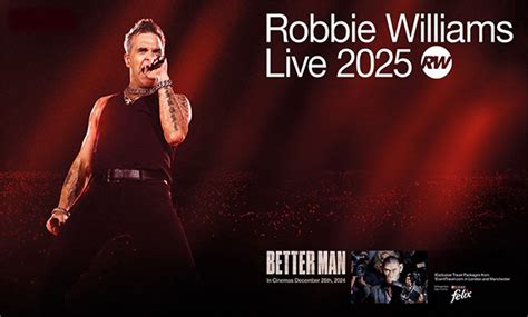 Robbie Williams Tickets Early Entry UPgrade 23 August 2025 Dublin Croke