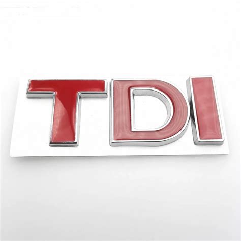 Car D Tdi Badge Emblem Decal Sticker Logo For Car Window Decoration