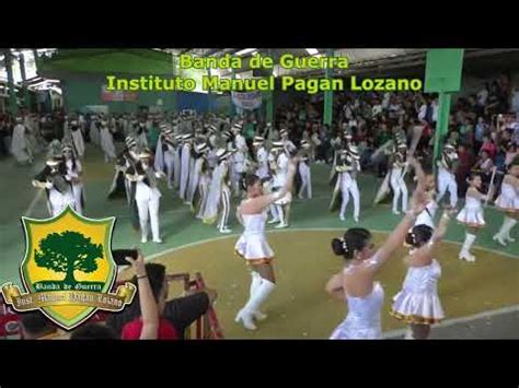 Competencia Banda de Guerra Instituto Manuel Pagán Lozano 2023 YouTube