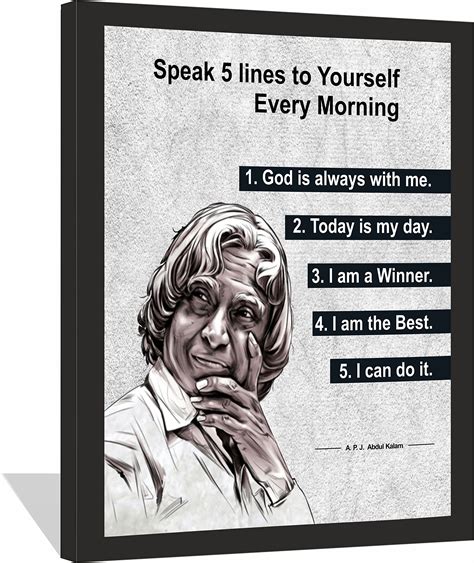 Buy Composite Wood Dr Apj Abdul Kalam Photo Frames For Wall