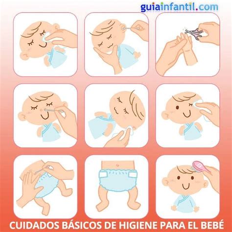 10 cuidados básicos de higiene para el bebé Cuidados de bebes Trucos