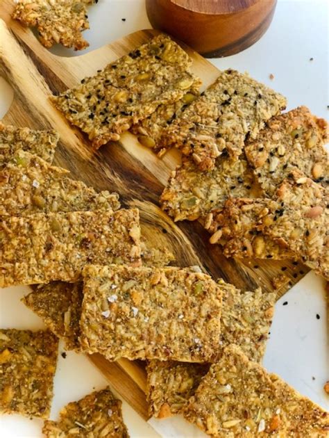 Homemade Oat Rye And Seed Crackers A Treat Life