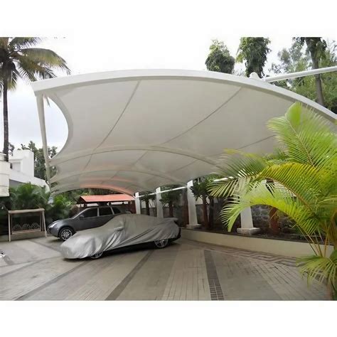 PVC White Tensile Car Parking Shed Epoxy Paint Coating Thickness 2