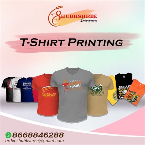 Customised T Shirt Printing Service At Piece In Pune Id