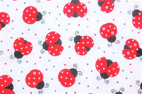 Timeless Treasures Ladybug Fabric Ladybird Cotton Fabric Etsy