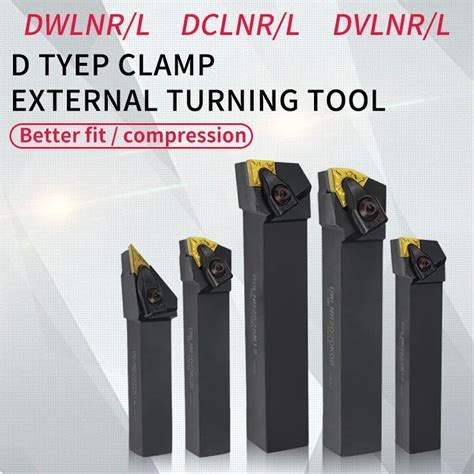 DWLNR DCLNR DVJNR2020 2525 External Lathe Turning Tool Holder For