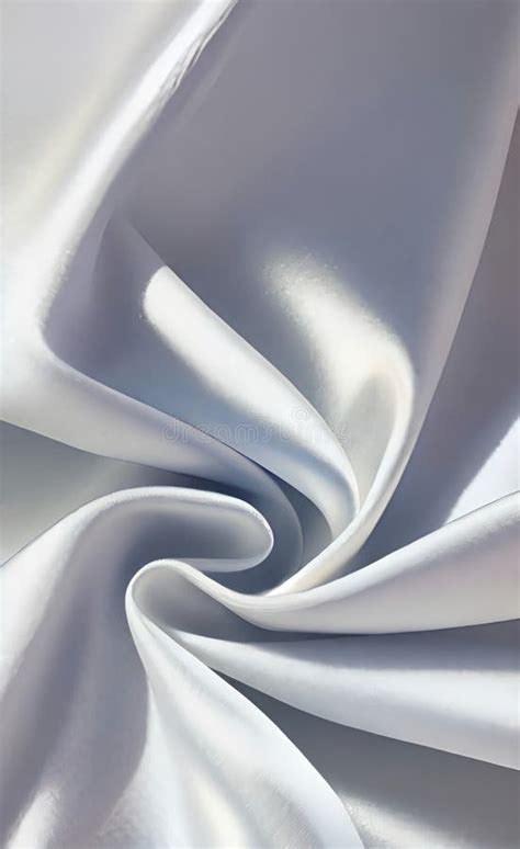 Abstract Smooth Elegant White Fabric Silk Texture Soft Background