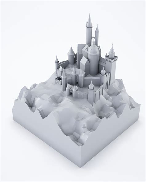 Stl File Gothic Castle・3d Print Design To Download・cults