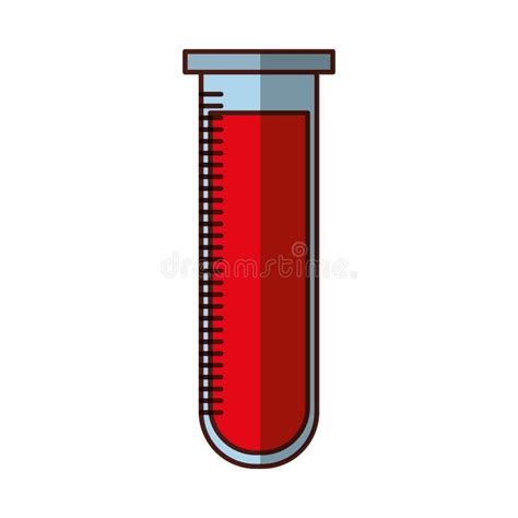 Blood Tube Test Icon Stock Vector Illustration Of Laboratory 87303420