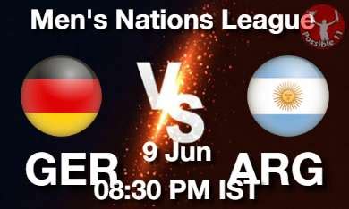 Ger Vs Arg Dream Prediction Team Live Volleyball Jun