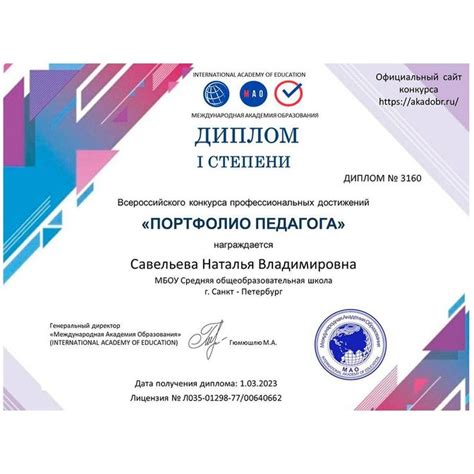 Конкурсы для педагогов