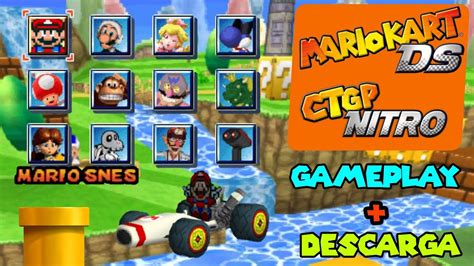 El Mario Kart Definitivo Mario Kart Ds Ctgp Nitro 1 0 0 Gameplay