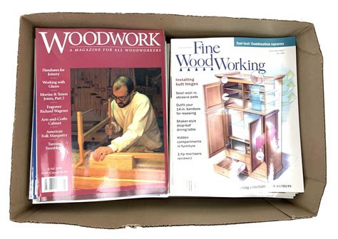 Lot Woodwork Fine Woodworking Magazines