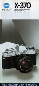 Minolta X Series Camera Brochures