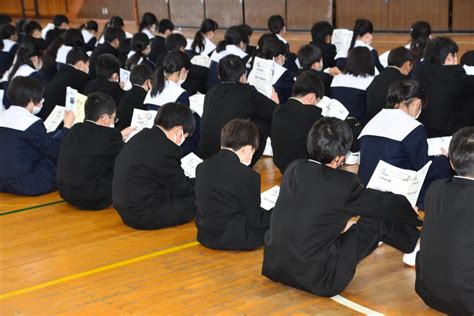 令和5年度前期生徒総会 津島市立藤浪中学校