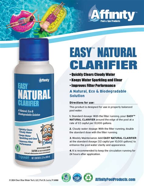 EASY™ Natural Clarifier – Affinity Pool & Spa Products