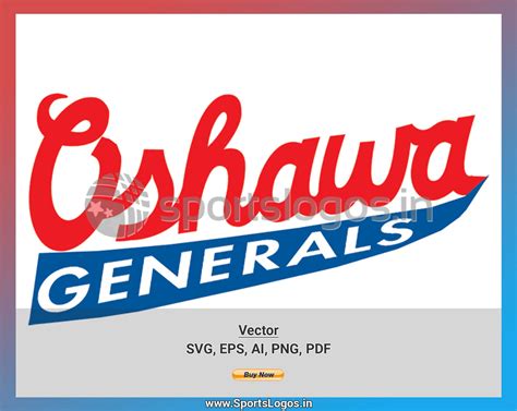 Oshawa Generals Hockey Sports Vector Svg Logo In 5 Formats