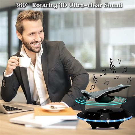 Buy Ruixinda Magnetic Levitating Speaker Of Aircraft Modelmaglev Floating Speaker 360°rotation