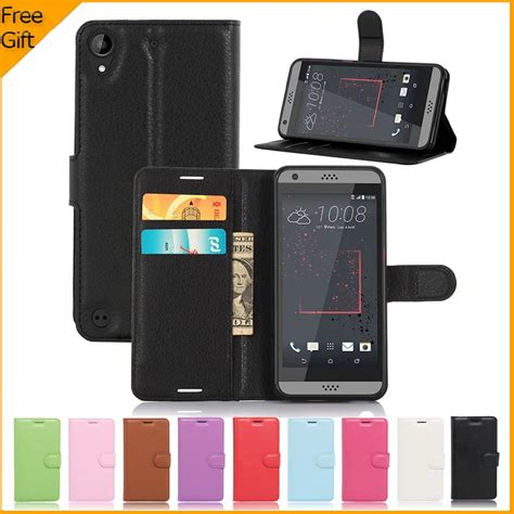 Luxury Wallet Pu Leather Back Cover Case For Htc Desire Htc Desire