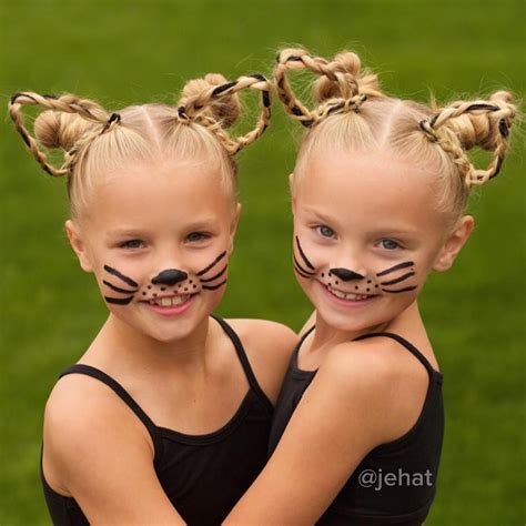 Cat Costume Idea Halloween Hair Braids Halloween