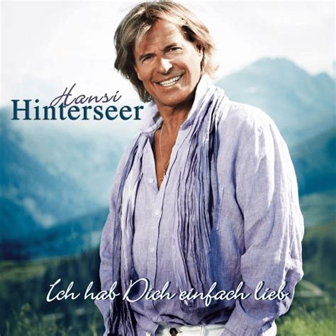 Hansi Hinterseer Du Bist Mein Leben Lyrics Genius Lyrics