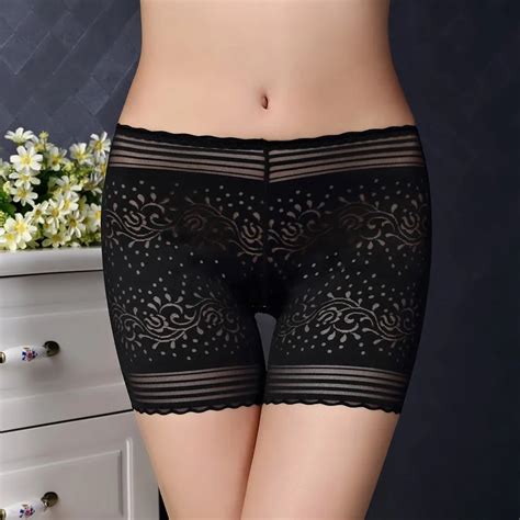 Women Underwear Safety Short Pants Women Ice Silk Panties Seamless