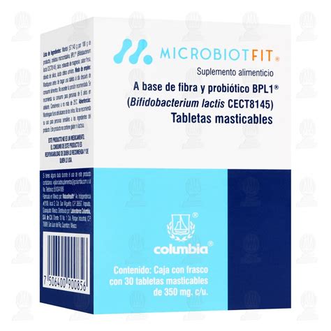 Microbiot Fit 350 Mg 30 Tabletas