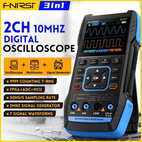 Fnirsi C T In Dual Channel Digital Oscilloscope Multimeter Function