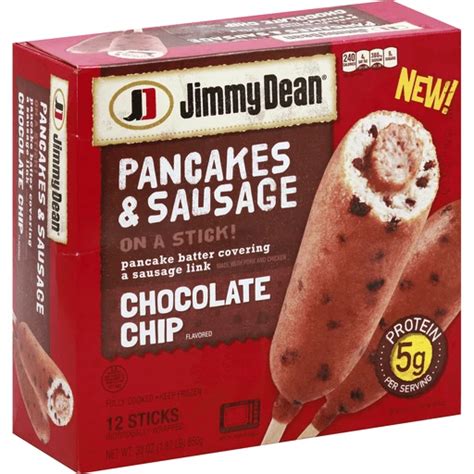 Jimmy Dean Pancakes And Sausage On A Stick Frozen Breakfast ...