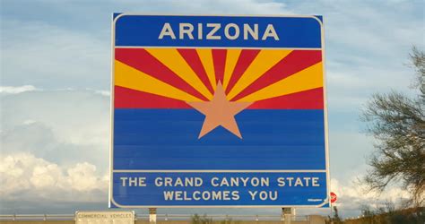 Arizona State Line Sign Stock Video Footage - 4K and HD Video Clips