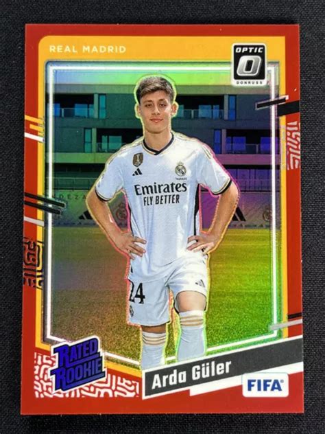 Panini Donruss Optic Fifa Arda Guler Red Rated Rookie Rc