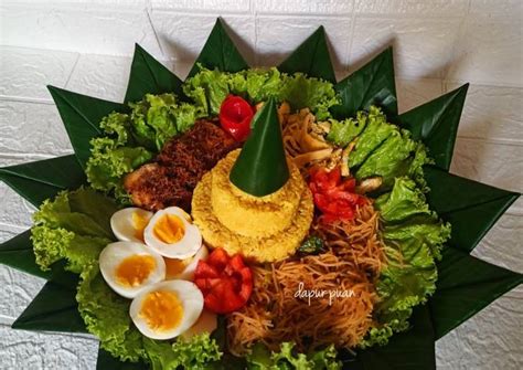 Resep Nasi Kuning Tumpeng oleh tutie ichwani - Cookpad