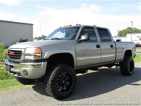 2003 Gmc Sierra 2500 Hd Slt 66 Duramax Diesel Lifted 4x4 Crew Cab Sb