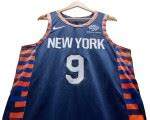 Rj Barrett New York Knicks Game Worn Home Jersey Nba