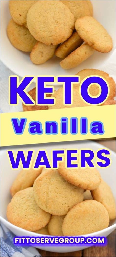 Crispy Keto Vanilla Wafers With Coconut Flour