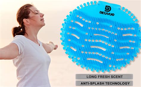 Deuvuo Urinal Screens Deodorizer 15 Pack Urinal Pucks Deodorizer 3D