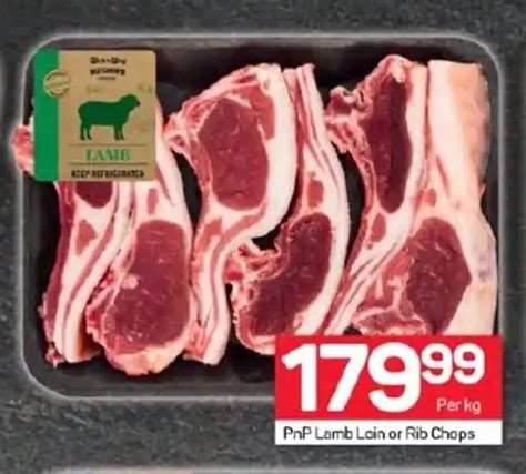 Pnp Lamb Loin Or Rib Chops Offer At Pick N Pay Hypermarket