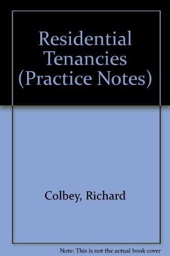 Buy Residential Tenancies Practice Notes Book Online At Low Prices In