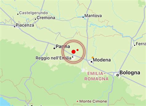 Terremoto In Emilia Romagna Epicentro A Bagnolo In Piano DATI E MAPPE