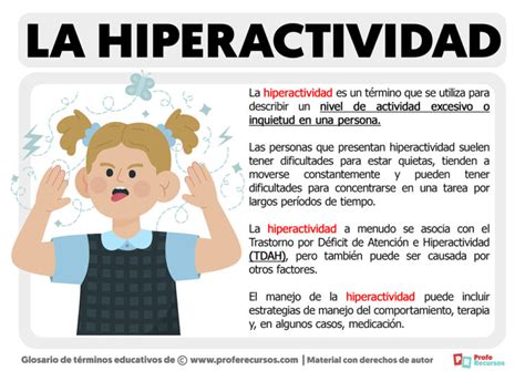 Qué es la Hiperactividad