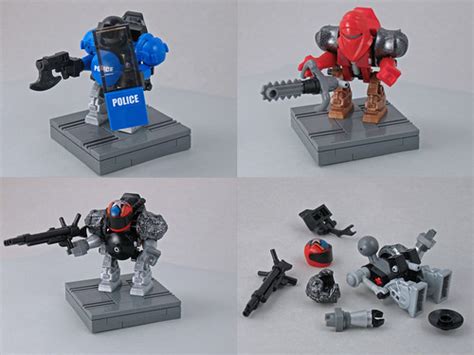 custom robot minifig | Custom LEGO Minifigures