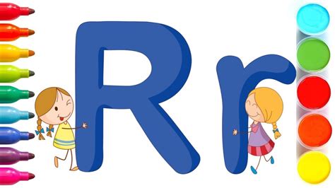 How To Draw Letter Rr With Words For Kids Make 3 Words With The